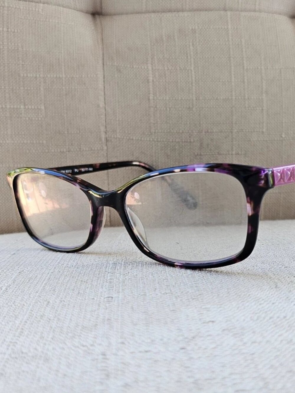 Chelsea Morgan Women Eyeglasses Frame CM6012 Eyewear Purple Tortoise Glasses
